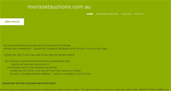 Desktop Screenshot of morissetauctions.com.au